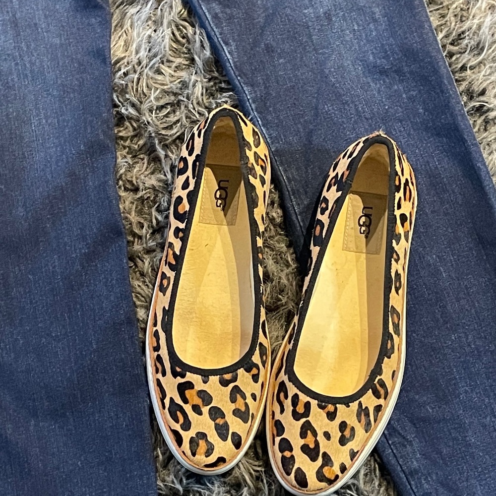 Ugg  Animal Print Canvas Shoe